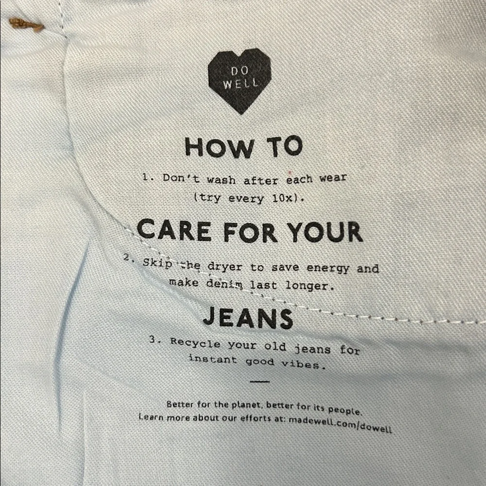Madewell Blue Denim Skirt